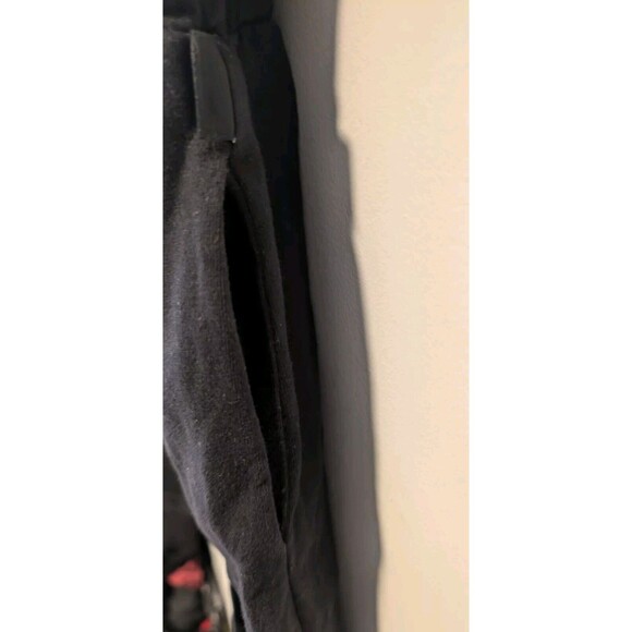 Calvin Klein Women's Black Romper Open Back Padded Shoulders Pockets Drawstring - Picture 8 of 14